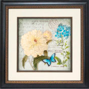 Crystal Art Gallery - Flower Postcard 1 - 19-3/4"W x 19-3/4"H, Single Mat Fillet