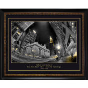 Crystal Art Gallery - Trump City Swirl - 24"W x 20"H, Straight Fit Framed