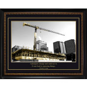 Crystal Art Gallery - Trump Construction - 32-3/4"W x 26-3/4"H, Straight Fit Framed