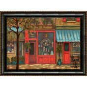 Crystal Art Gallery - framed canvas w/Foil Landscape Paint - 40"W x 30"H, Straight Fit Framed