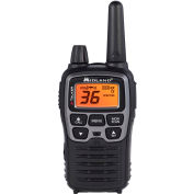 Midland® X Talker Two Way Walkie Talkie Set, 2-3/5"L x 1-2/5"P x 6-1/10"H, Noir, Paquet de 2