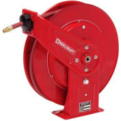 Reelcraft 7650 OLP 3/8"x50' 300 PSI Heavy Duty Spring Retractable Low Pressure Hose Reel