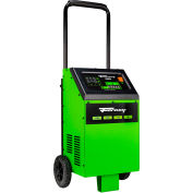 Chargeur de roue à batterie Forney®, 6 V à 2 et 10 ampères/12 V à 2, 10, 40 et 200 ampères, vert,