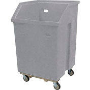 Royal Basket Trucks® Linen Cart, 19.5 Cu. Ft, 29"L x 29"W x 47"H, Gray