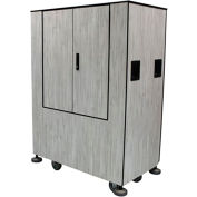 Royal Basket Trucks® Designer Collection Cart, 48 Cu. Ft, 44-1/2"L x 24-1/2"W x 70-1/2"H, White