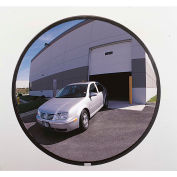 Voir All® Round Acrylic Convex Mirror, Outdoor, 36 » Dia., 160° Angle de vision