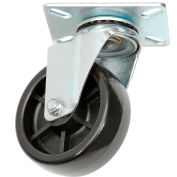 Global Industrial Replacement 4" Plastic Caster & Hardware for 1 Cubic Yard Std.Tilt Trucks