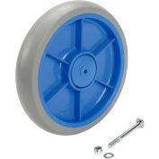 Replacement 7" Wheel with Screw & Nut for Model 241301 Global Industrial Folding Hand Carts