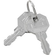 Replacement Keys For Inner Door of Global Industrial Narcotics Cabinet 436953, 2pcs Key# 160