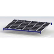 UNEX RR99S2W8X6-L niveau supplémentaire pour gravité flux Roller Rack avec roue lit W 96" x 72" D