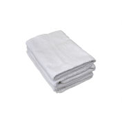 R&R Value Poly-Cotton Bath Towel - 48" x 24" - White - 12 Pack