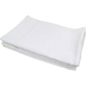 Textile R-R - Serviette à main de base d’hôtel - 27 x 16" - Blanc - 12 Pack