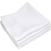 Textile R-R - Spa - Tissu de lavage de confort - 13 " x 13" - Blanc - 12 Pack