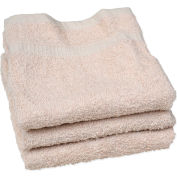 Textile R-R - Spa - Tissu de lavage de confort - 13 " x 13" - Beige - 12 Pack
