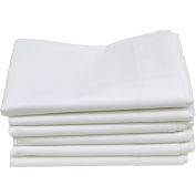 R&R Textile - Hotel Basics Standard Pillow Cases, 42 » x 34 », Blanc - 12 Pack