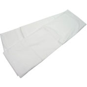 Textile R-R - Hôtel Basics Twin Size Bed Sheets, 104" x 66", White - 12 Pack