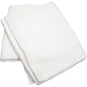 R&R Value Thermal Leno Weave Blankets - Twin Size - White - 12 Pack