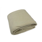 R&R Textile - Hotel Basics Fleece Blankets - Twin Size - Beige - 4 Pack