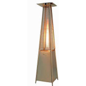 Hiland Patio Heater HLDS01-GTSS Propane 40000 BTU Quartz Glass Tube Stainless Steel