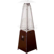 Hiland Patio chauffage HLDS032-GTTHG Propane 10000 BTU table verre Tube Bronze