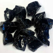Hiland feu verre RGLASS-BLK 1/2" à 1" diamètre recyclé noirs 10 Lbs