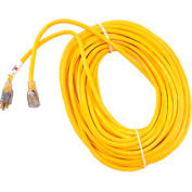 Cordon électrique avec fiche lumineuse U.S. Wire 74100, 100 pi, 12/3 W