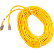 Cordon électrique avec fiche lumineuse U.S. Wire 74100, 100 pi, 12/3 W
