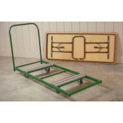 Fairbanks Dolly for Rectangular Folding Tables - Green - 12 Table Capacity