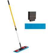 Rubbermaid Commercial Products Adaptable Flat Mop Kit, Plastic And Aluminum, Yellow