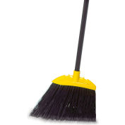Rubbermaid Commercial Products Angle Broom Reg Flagged, Plastic, Black