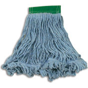 Rubbermaid® Medium Super Stitch Coton/Synthétique Wet Mop avec Bandeau, 6/Étui - FGD25206BL00