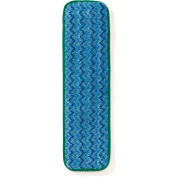 Rubbermaid® 18 » Microfiber Damp Room Mop, Green, 6/Case - FGQ41800GR00