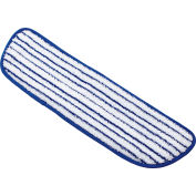 Rubbermaid Commercial Products 18" Microfiber Finish Pad, Polyester/Nylon, White