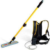 Rubbermaid® 56" Black/Yellow Aluminum Flow Flap Mop Finish Kit, 1.5 Gallon Capacity