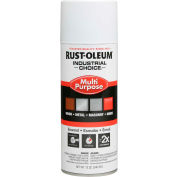 Rust-Oleum industrielle 1600 système généraliste émail aérosol, plat blanc, 12 oz - 1690830, qté par paquet : 6