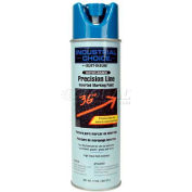 Rust-Oleum M1800 aqueux précision-ligne inversé marquage Peinture aérosol, attention bleu, qté par paquet : 12