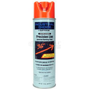 Rust-Oleum M1800 aqueux précision-ligne inversé marquage Peinture aérosol, alerte Orange, qté par paquet : 12