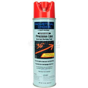 Rust-Oleum M1800 aqueux précision-ligne inversé marquage Peinture aérosol, rouge de sécurité, qté par paquet : 12