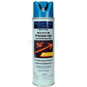 Rust-Oleum M1800 aqueux précision-ligne inversé marquage Peinture aérosol, Fluor. Bleu, qté par paquet : 12