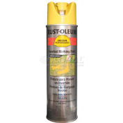 Rust-Oleum V2300 système inversé marquage Peinture aérosol, jaune haute visibilité, qté par paquet : 6