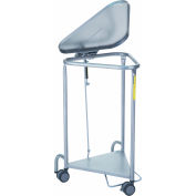 R&B Wire Products Freight-Saving Triangular Hamper, Stainless Steel, Silver