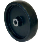 RWM roulettes 5 "x 1-1/4" polyoléfine roue avec roulement à billes pour 3/8" essieu - POB-0512-06