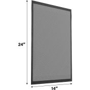 Air-Care Permanent Washable Electrostatic Air Filter Flexible, 14 x 24 x 1", MERV 8