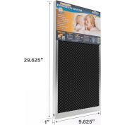 Filtre à air électrostatique permanent lavable Air-Care, 10 x 30 x 1 », MERV 8