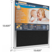 Filtre à air électrostatique permanent lavable Air-Care, 14 x 14 x 1 », MERV 8