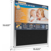 Air-Care Permanent Washable Electrostatic Air Filter, 20 x 20 x 1", MERV 8