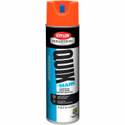 Krylon Industrial Quik-Mark Wb Inverted Marking Paint Fluor. Red/Orange - A03650004 - Pkg Qty 12