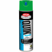 Krylon Industrial Quik-Mark Wb Inverted Marking Paint Apwa Green - A03904004 - Pkg Qty 12