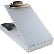 Saunders Redi-Rite Aluminum Storage Clipboard, 8-1/2" x 12", Silver
