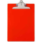Saunders Recycled Plastic Clipboard with Antimicrobial Protection, 8-1/2" x 12", Red